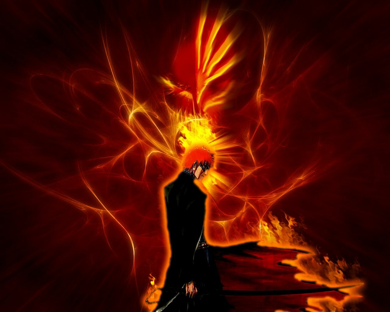 Ichigo Kurosaki Shikai 4K HD Bleach Wallpapers