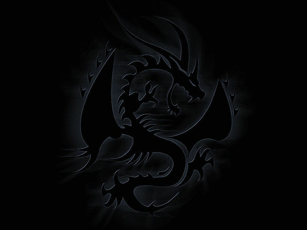 Fierce Black Dragon Head - Digital Illustration Stock Illustration -  Illustration of painting, fangs: 207523417