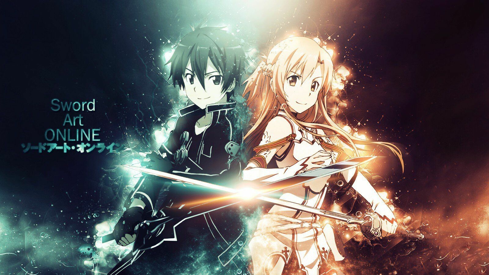 Download Anime Waifu Sword Art Online Asuna With Sword Wallpaper