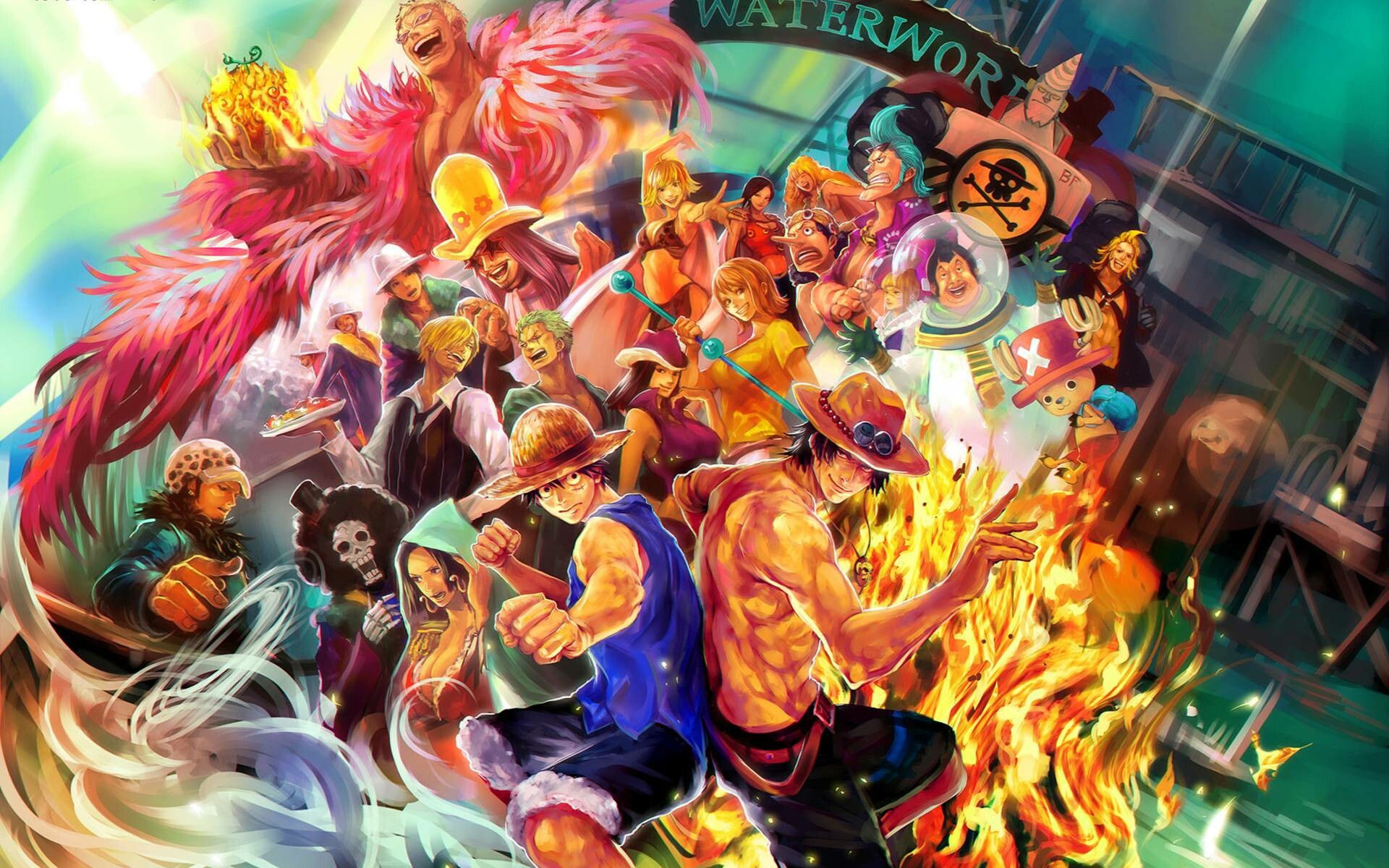 WALLPAPER 4K  ONE PIECE CHARACTERS