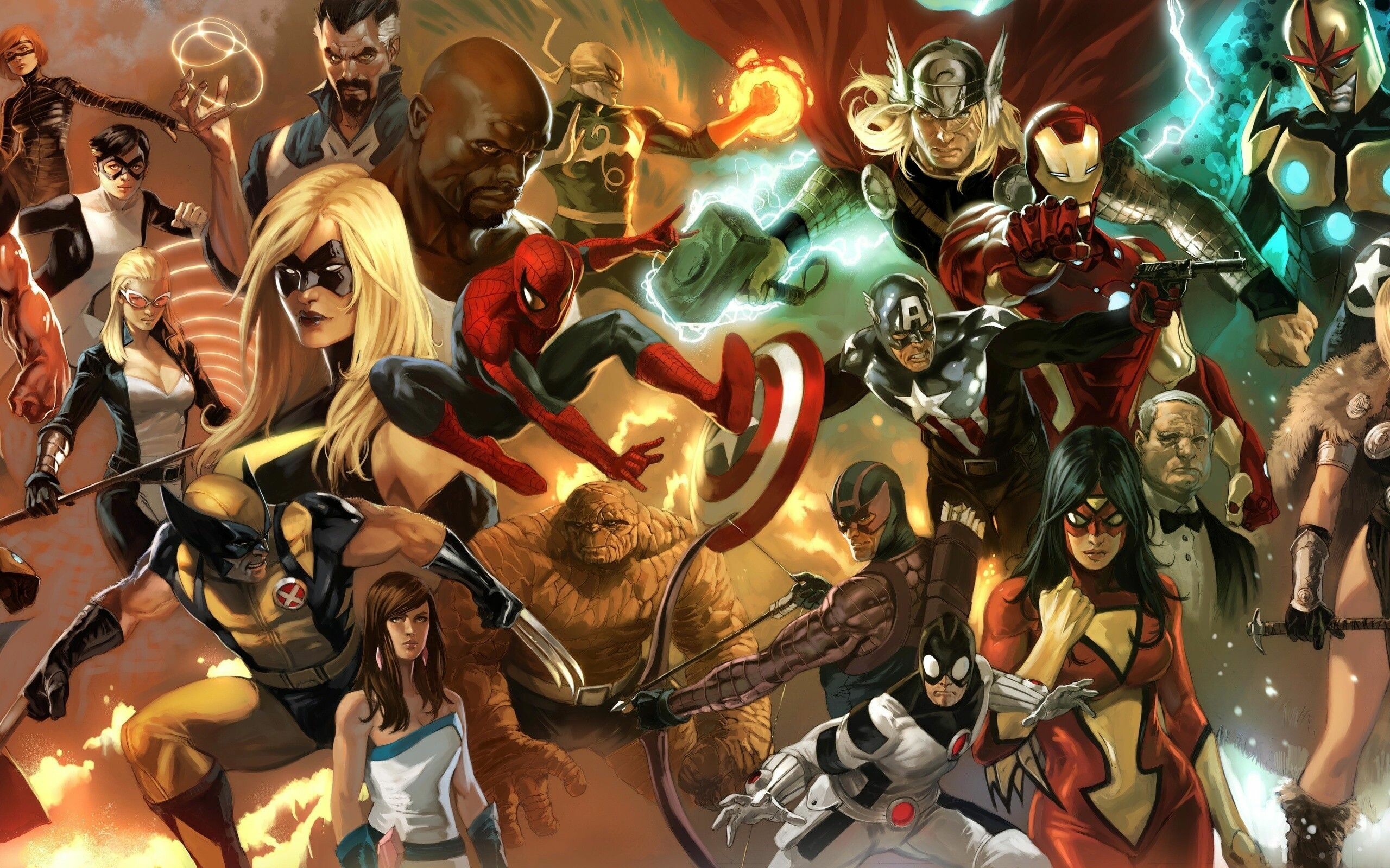 marvel hero wallpaper