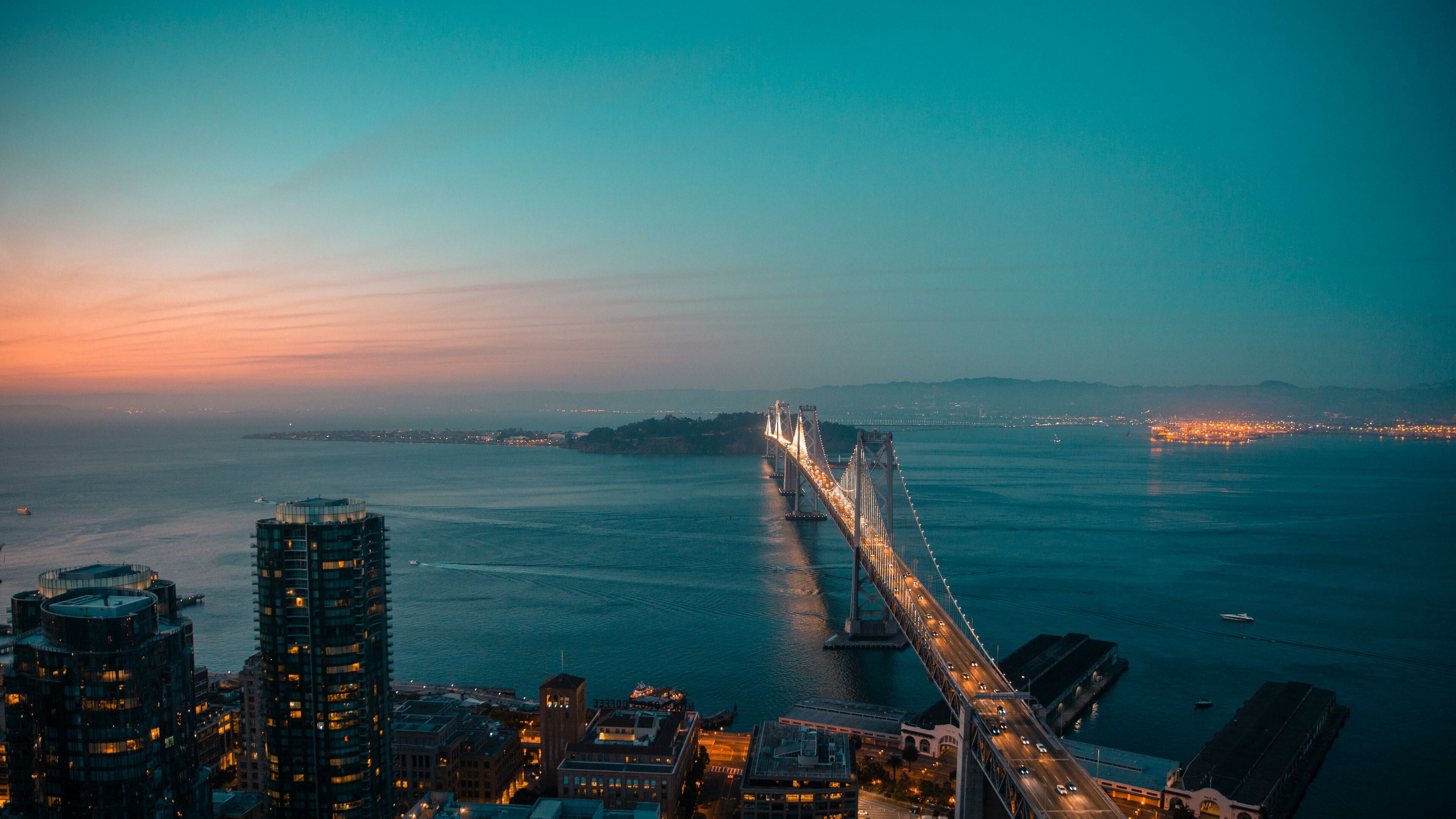 Wallpaper San Francisco Oakland Bay Bridge, Golden Gate Bridge, San  Francisco Bay, Golden Gate Bridge Vista Point, Battery Spencer, Background  - Download Free Image