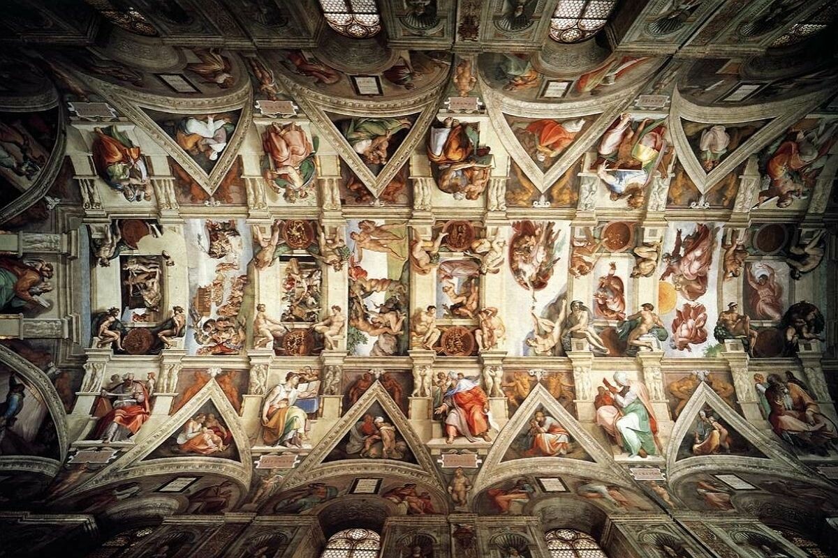 Sistine Chapel Ceiling HD Wallpaper, Background Images