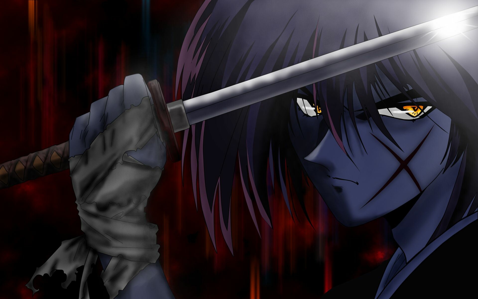 Rurouni Kenshin Anime Kenshin Himura 4K Wallpaper iPhone HD Phone #1341l