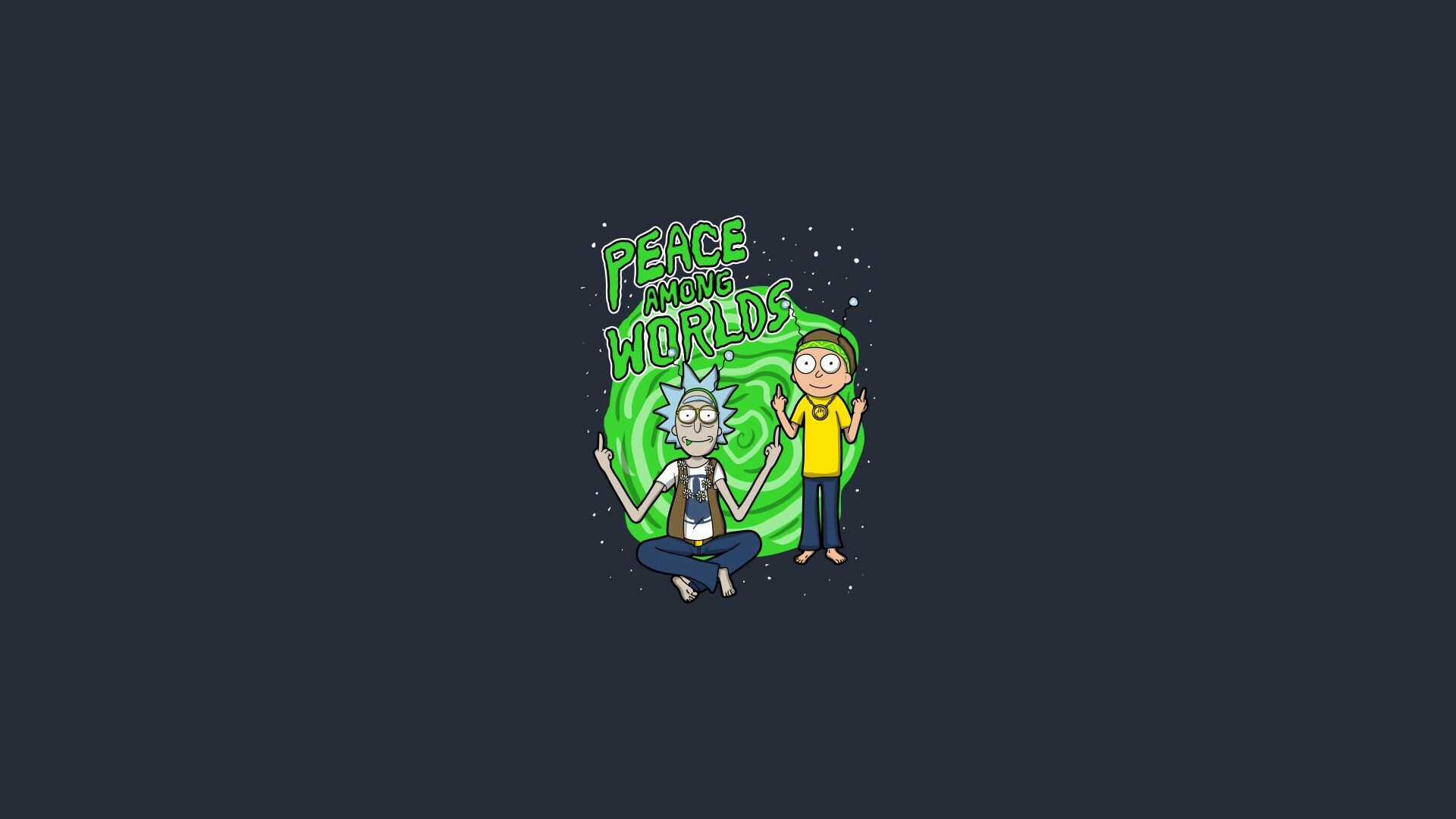 3840x2160] Rick and Morty in a Portal : r/wallpaper