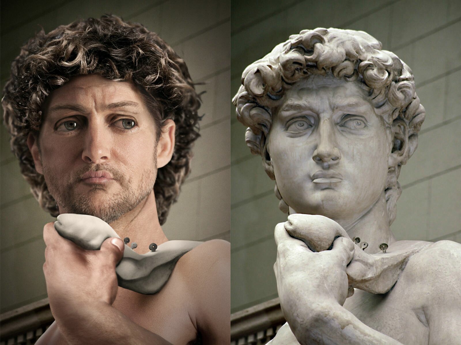 Michelangelo's David Recreated (PS) 