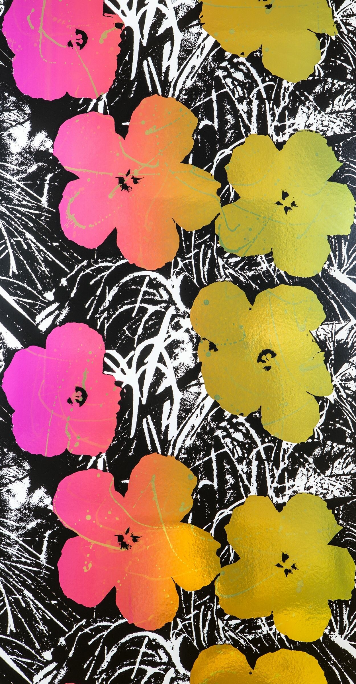 Flavor Paper Andy Warhol Flowers Wallpaper  Andy warhol flowers Flavor  paper wallpaper Wallpaper
