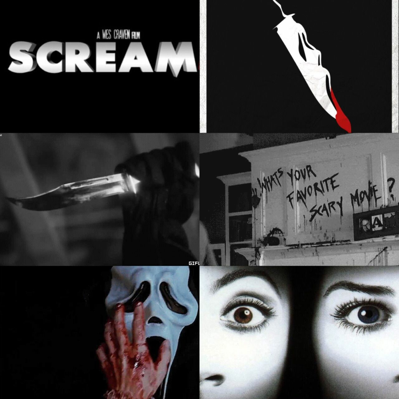 Download Horror Movie Collage Aesthetic Characters Wallpaper  Wallpapers com